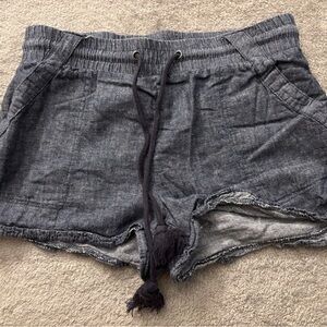 Rewind Charcoal Athletic Shorts for Women